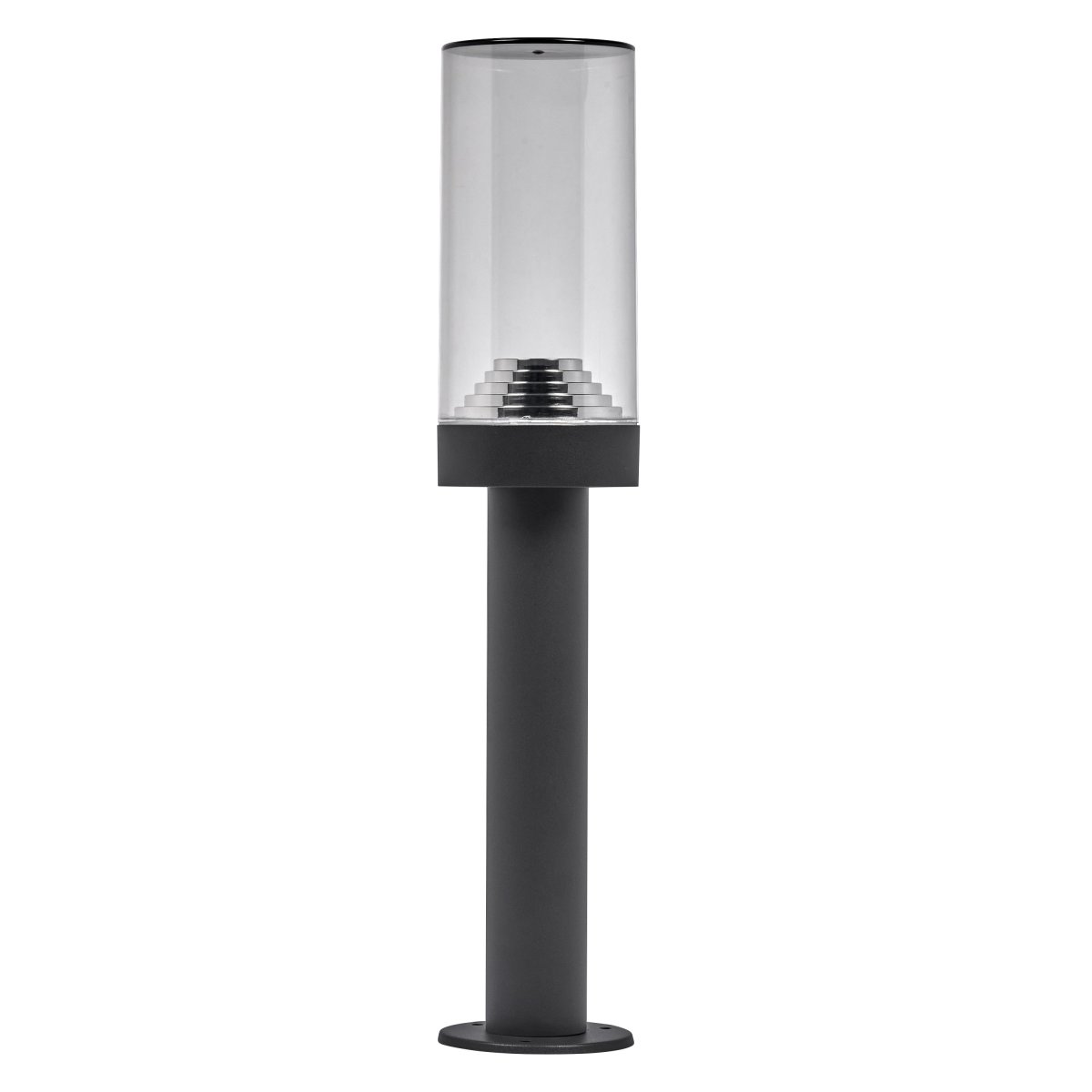 Amber 50cm Gris foncé bornes De Ledvance - Fabriquée en aluminium et en polycarbonate, cette lampe est à la fois durable et résistante aux intempéries, ce qui la rend parfaite pour une utilisation en extérieur.