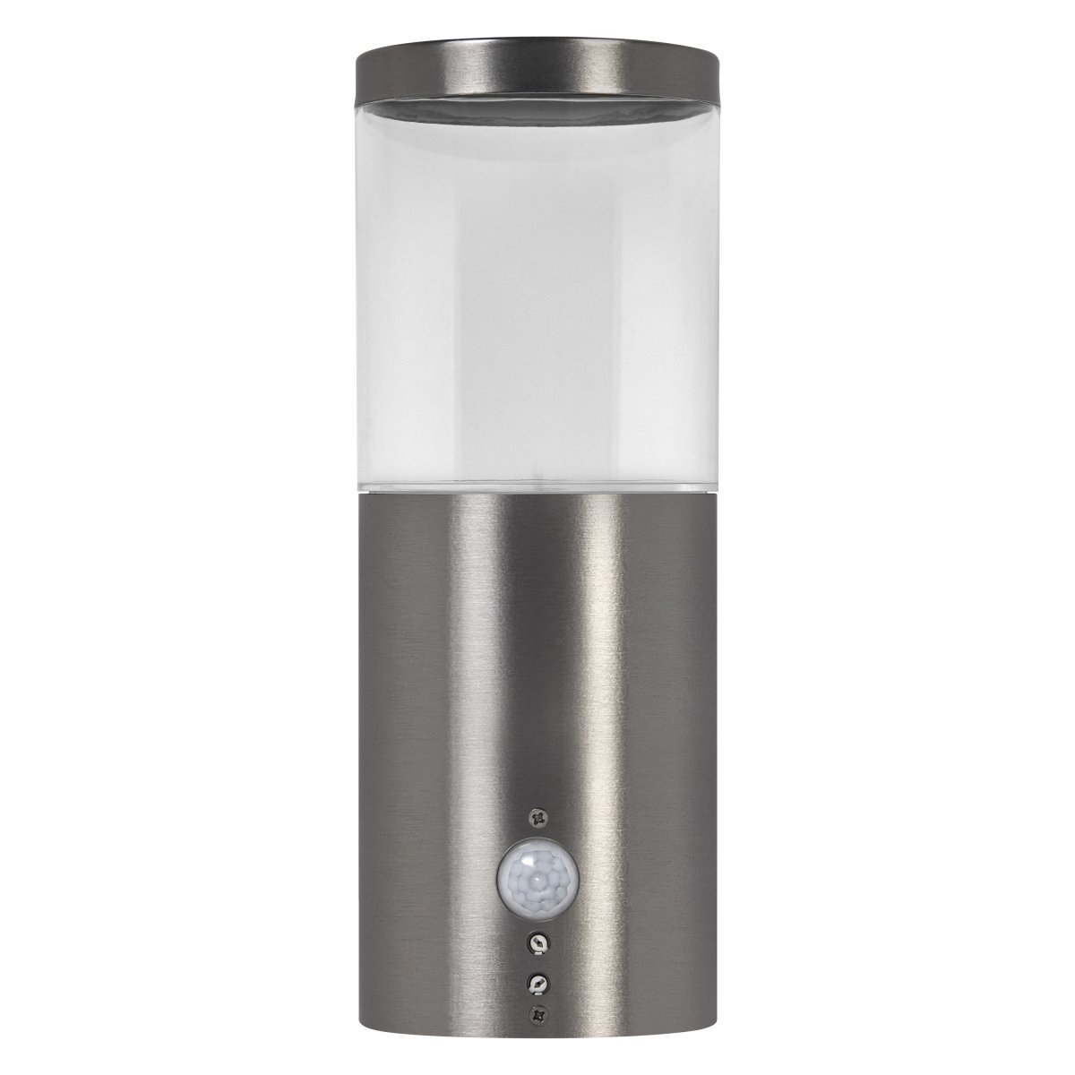 Ebro Sensor Acier lampe d’extérieur De Ledvance - Il est disponible avec ou sans d&eacute;tecteur de mouvement PIR et capteur de lumi&egrave;re du jour, ce qui le rend id&eacute;al pour allumer automatiquement la lumi&egrave;re lorsqu'un mouvement est d&eacute;tect&eacute; ou lorsque l'obscurit&eacute; tombe.