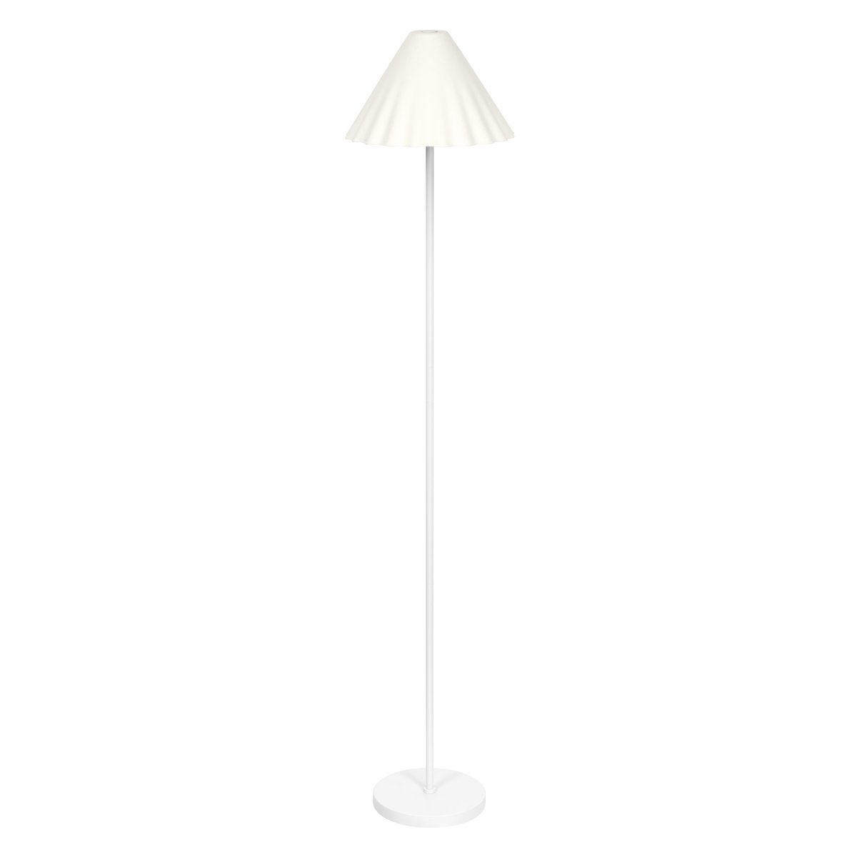 Pulp Blanc lampadaire De Ledvance - L'abat-jour décoratif en papier assure une agréable répartition de la lumière dans la pièce.
