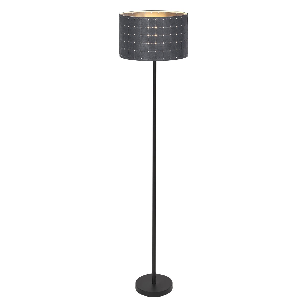 Felt Weaving Gris foncé lampadaire De Ledvance - Dekorativ golvlampa med sk&auml;rm gjord av fl&auml;tad filt vilket ger en fin och varm ljusspridning i rummet.