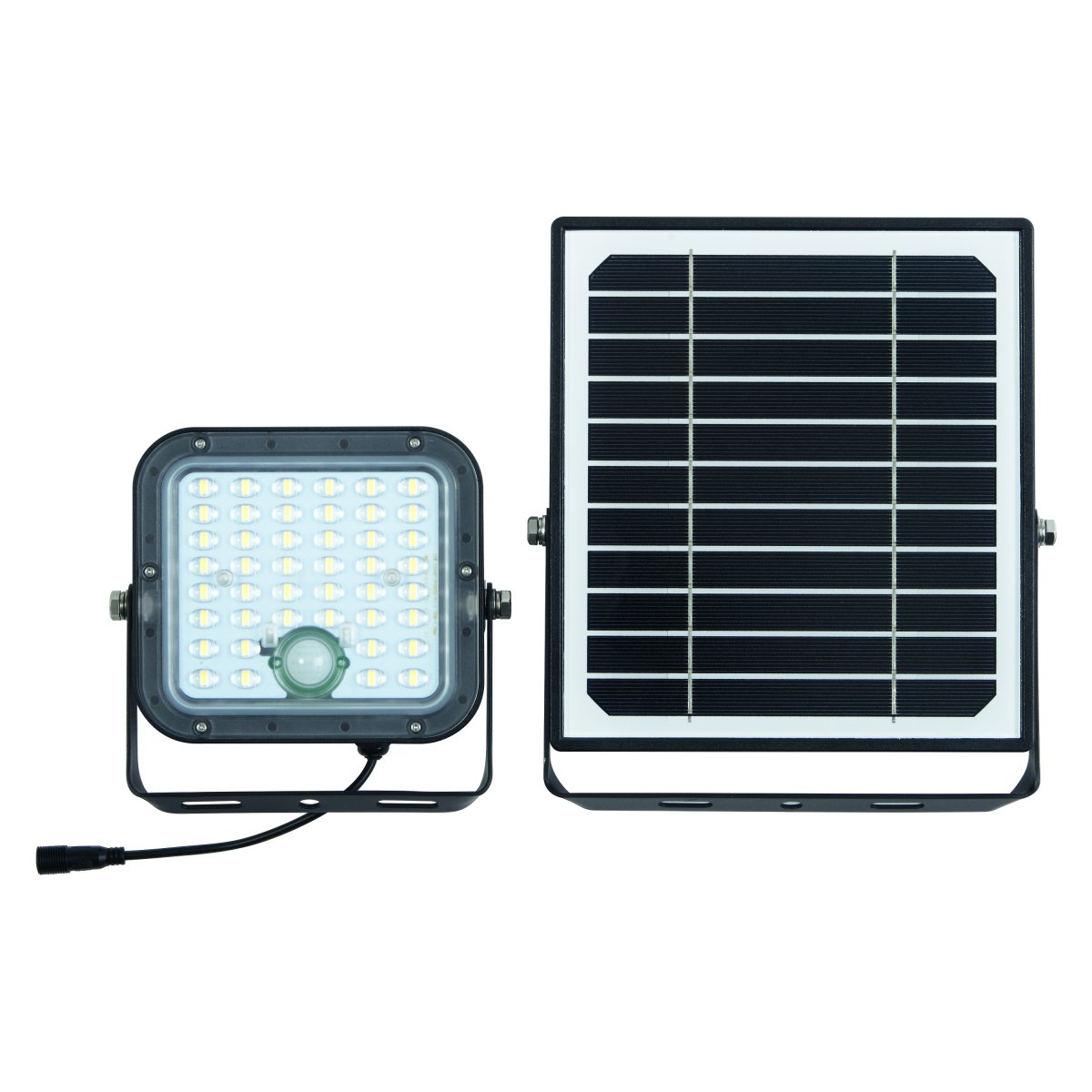 Flood Sensor 10W Noir lampe solaire De Osram - Le capteur de mouvement PIR int&eacute;gr&eacute; et le capteur de lumi&egrave;re du jour allument automatiquement la lampe lorsqu'un mouvement est d&eacute;tect&eacute; dans l'obscurit&eacute;, garantissant ainsi s&eacute;curit&eacute; et efficacit&eacute; &eacute;nerg&eacute;tique.