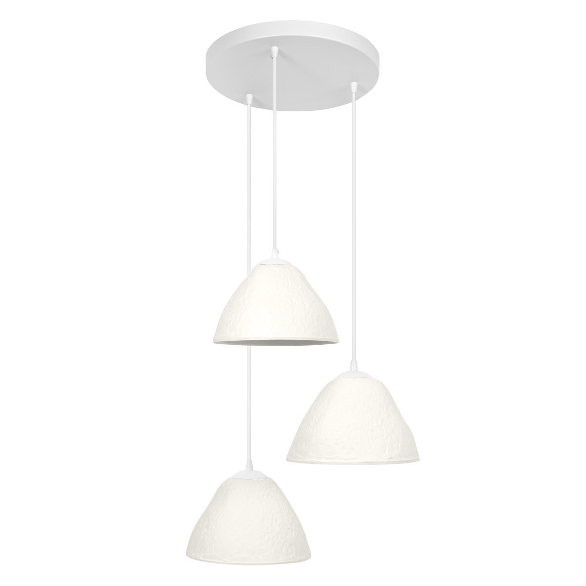 Camel Bell Ø43 Blanc suspension De Ledvance - Les abat-jour d&eacute;coratifs en papier assurent une belle diffusion de la lumi&egrave;re vers le bas.