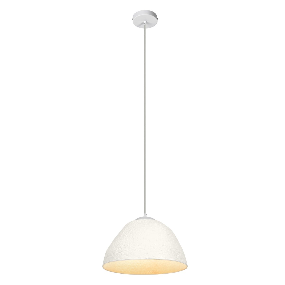Camel Bell Ø38 Blanc suspension De Ledvance - L'abat-jour décoratif en papier assure une belle diffusion de la lumière vers le bas.