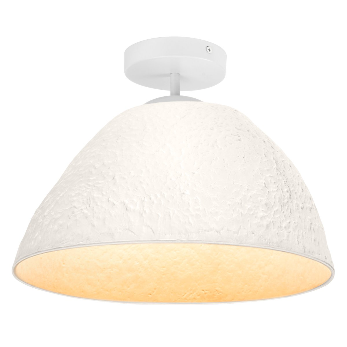 Camel Bell Ø38 Blanc plafonnier De Ledvance - L'abat-jour d&eacute;coratif en papier assure une agr&eacute;able r&eacute;partition de la lumi&egrave;re dans la pi&egrave;ce.