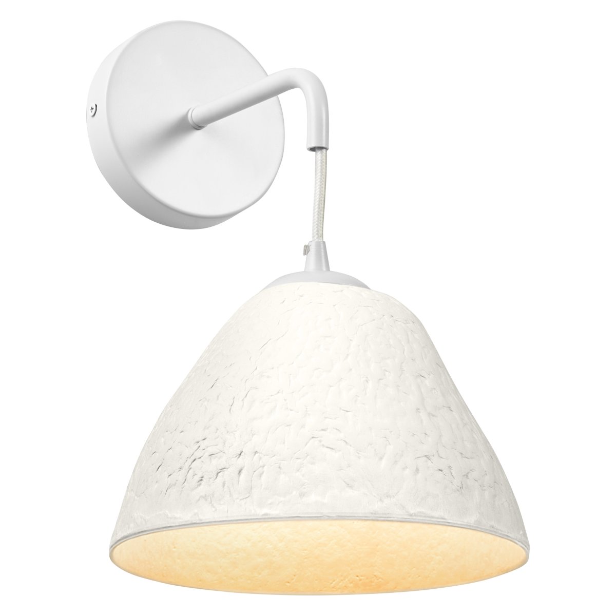 Camel Bell 22cm Blanc applique murale De Ledvance - L'abat-jour d&eacute;coratif en papier assure une belle diffusion de la lumi&egrave;re vers le bas.