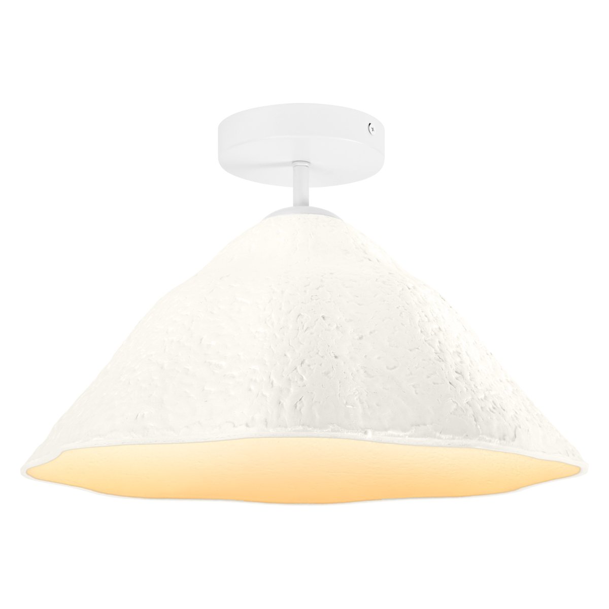 Lotus Leaf Ø40 Blanc plafonnier De Ledvance - L'abat-jour d&eacute;coratif en papier assure une agr&eacute;able r&eacute;partition de la lumi&egrave;re dans la pi&egrave;ce.