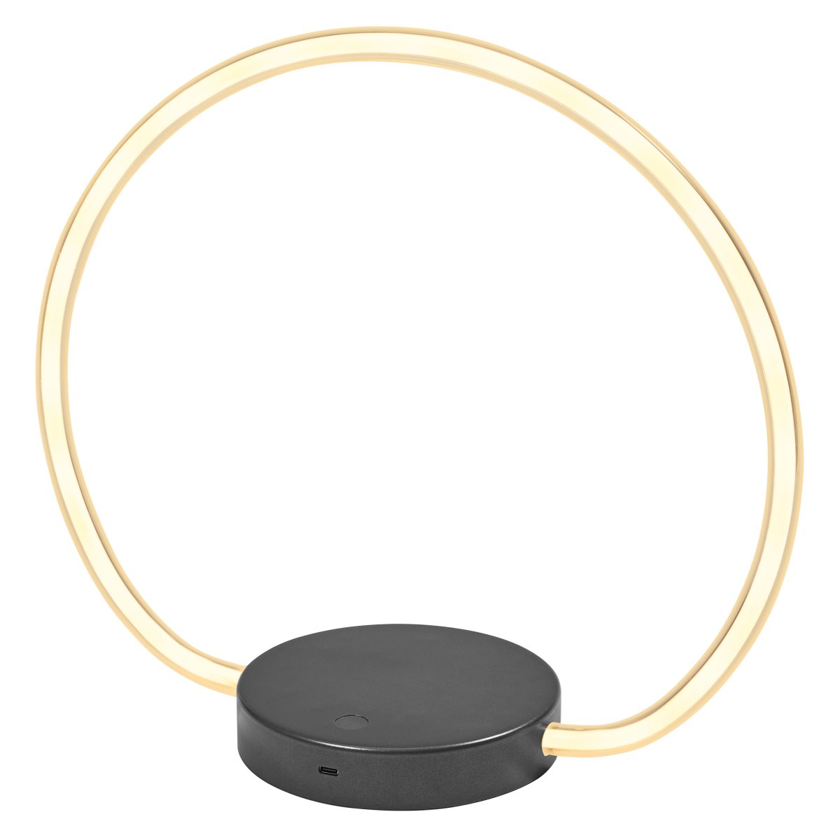 Aura 35cm Noir lampe de table De Ledvance - Lampan &auml;r 3 stegs dimbar med touch-str&ouml;mbrytaren p&aring; lampfoten s&aring; du kan justera ljusstyrkan efter behov.