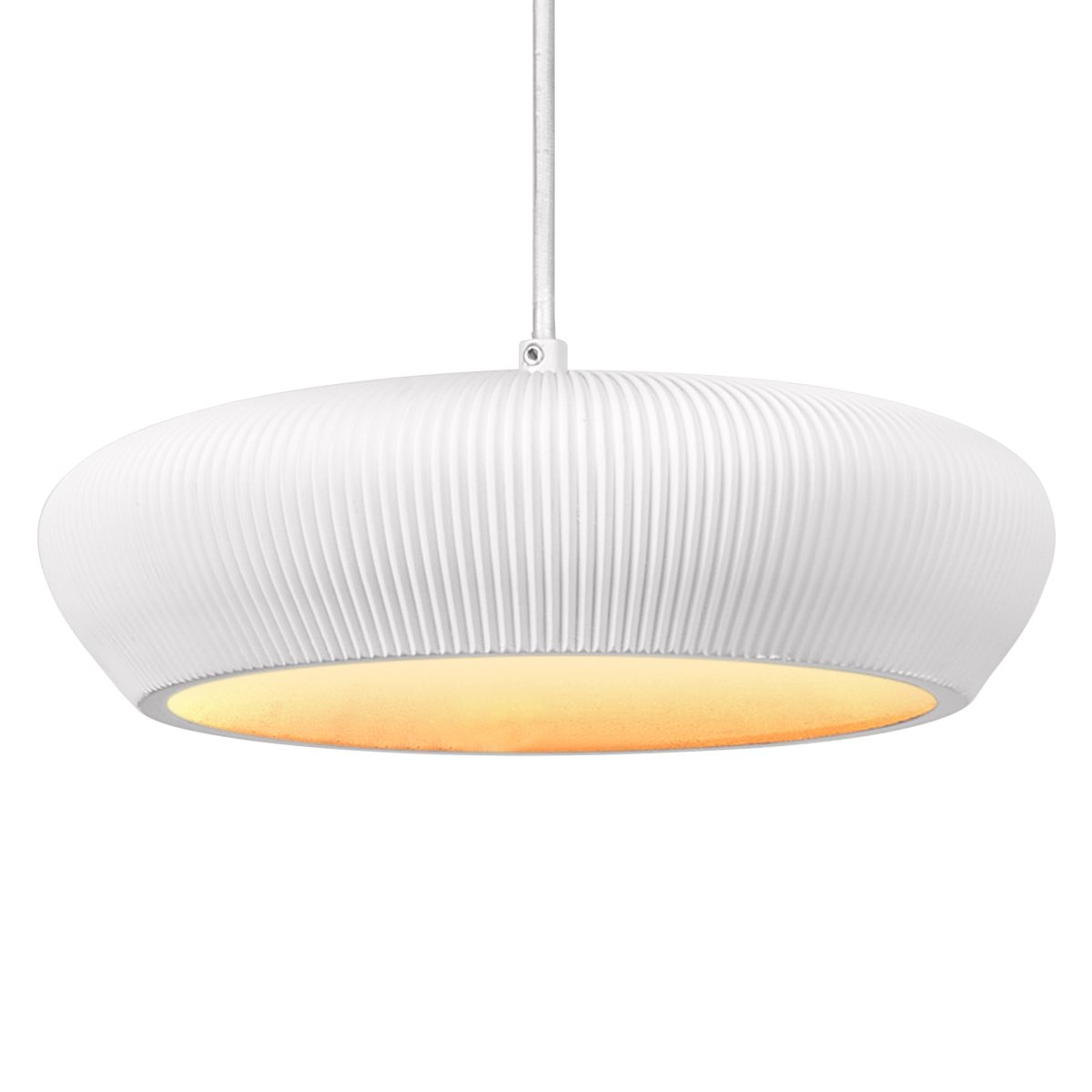 Plaster Pure Ø30 Blanc suspension De Osram - Il est recommand&eacute; de le placer au dessus de la table &agrave; manger ou dans le salon.