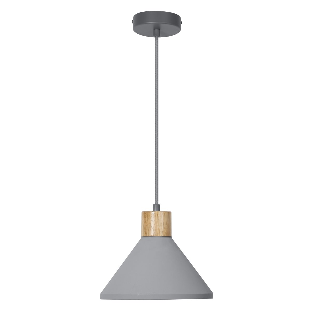 Concrete Wood Ø22 Gris suspension De Ledvance - Concrete Wood est une suspension rustique avec un design de haute qualit&eacute; et des d&eacute;tails d&eacute;coratifs en bois.