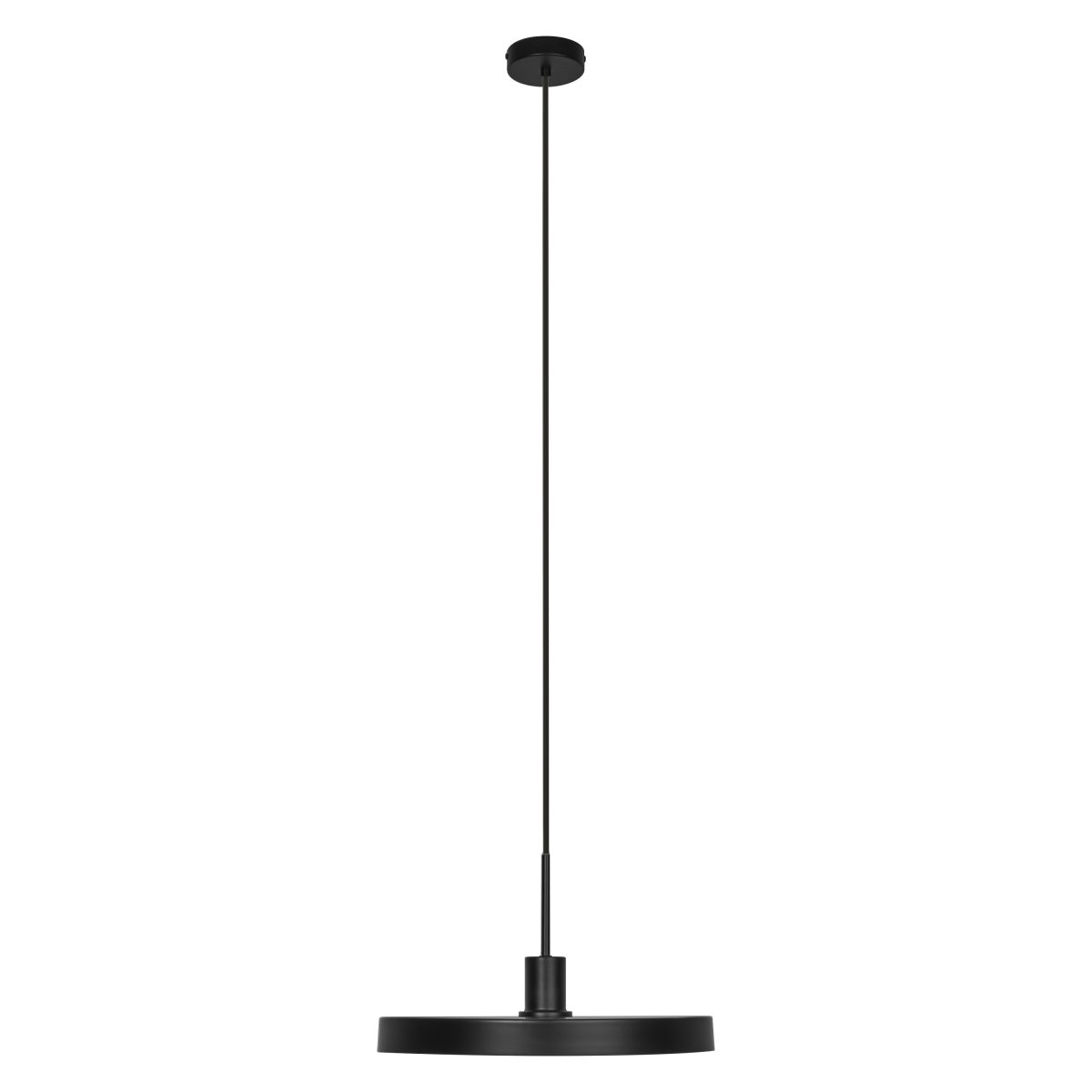 Plate Wood Ø40 Noir suspension De Osram - qui assure une r&eacute;partition lumineuse agr&eacute;able et chaleureuse dans la pi&egrave;ce.