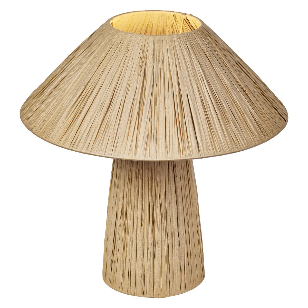Bamboo Paper Hut 40cm Nature lampe de table De Ledvance - Placera f&ouml;rslagsvis i vardagsrummet, p&aring; byr&aring;n i hallen eller i f&ouml;nstret i k&ouml;ket.