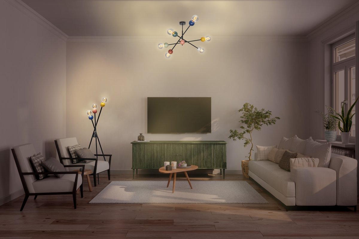 Bubble 70cm Multicolore plafonnier De Osram - Il est recommand&eacute; de le placer dans la chambre ou le salon.