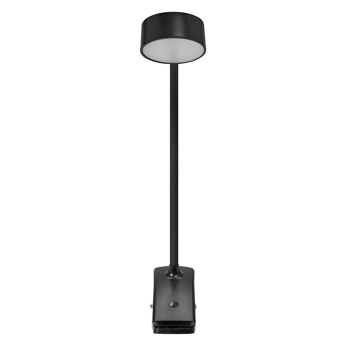Office Cylinder Clip Noir lampe à pince De Ledvance - Levereras med 1m USB sladd som du kan koppla till en transformator, laptop eller dator f&ouml;r att lampan ska f&aring; el.