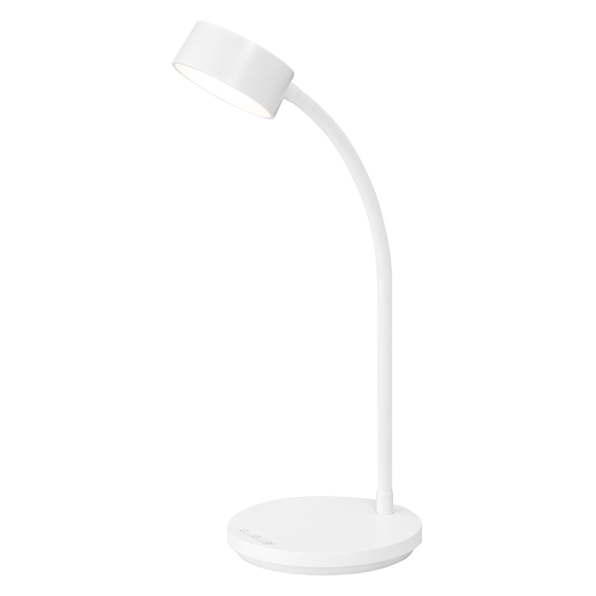 Office Cylinder 30cm Blanc lampe de bureau De Ledvance - B&aring;da ljusstyrkan och f&auml;rgtemperaturen g&aring;r att justera i tre steg med touchbrytaren p&aring; lampfoten.