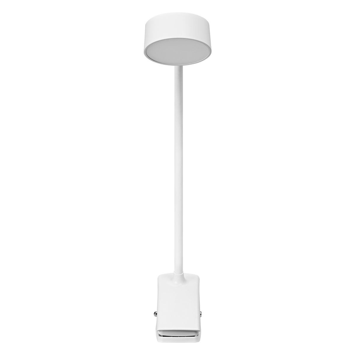 Office Cylinder Clip Blanc lampe à pince De Ledvance - Levereras med 1m USB sladd som du kan koppla till en transformator, laptop eller dator f&ouml;r att lampan ska f&aring; el.