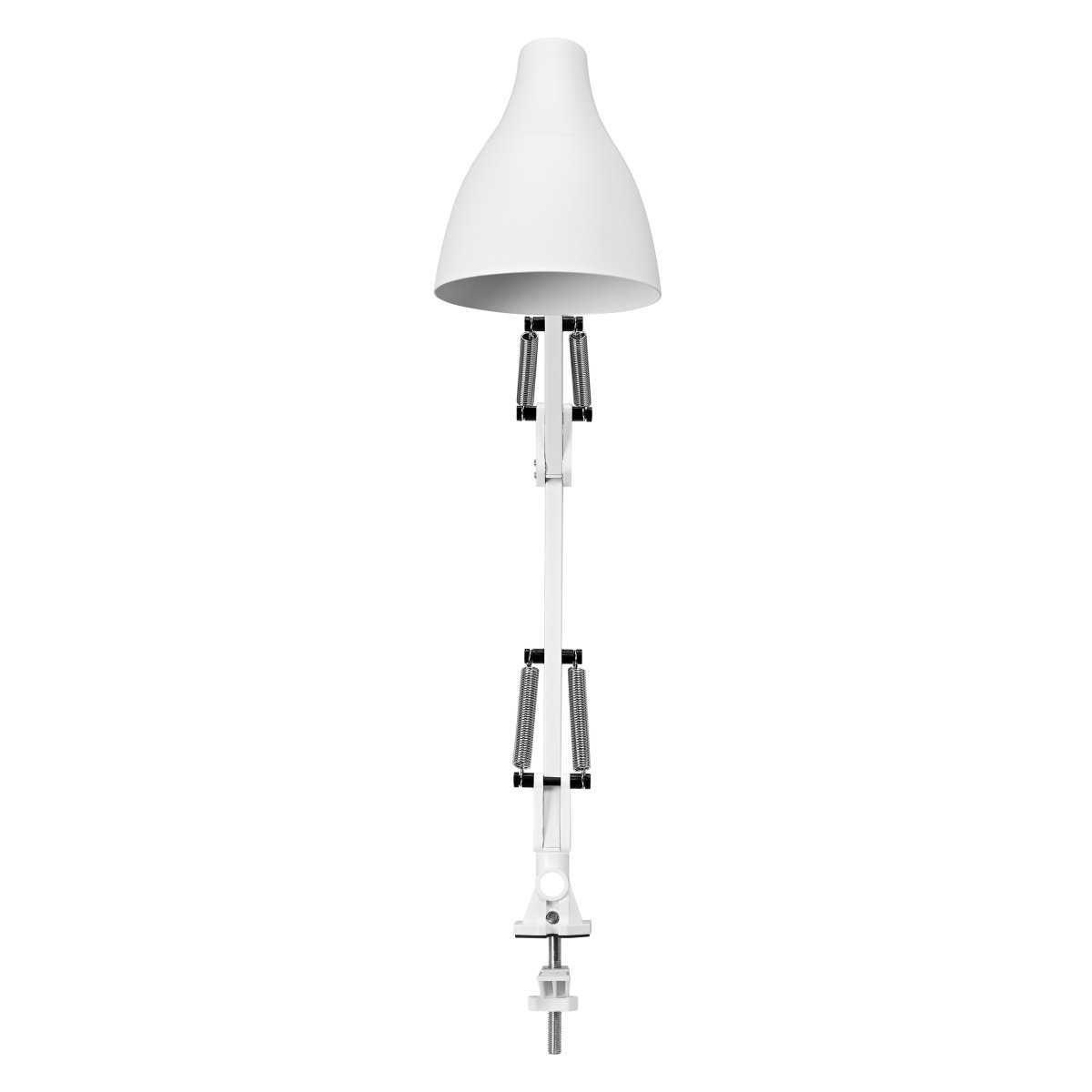Office Pear Clip Blanc lampe à pince De Ledvance - Armen med tv&aring; leder g&aring;r att vinkla och justera i h&ouml;jd och sidled vilket g&ouml;r det till en flexibel lampa, ut&ouml;ver det har den en vridbar sk&auml;rm f&ouml;r individuell inst&auml;llning av ljuset.