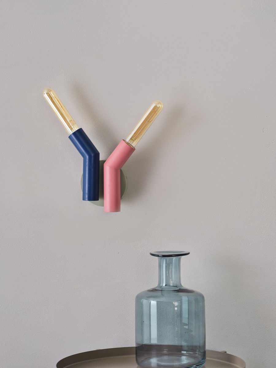 Straw 2 Multicolore applique murale De Ledvance - Straw &auml;r en lekfull v&auml;gglampa med h&auml;rliga kul&ouml;rer.