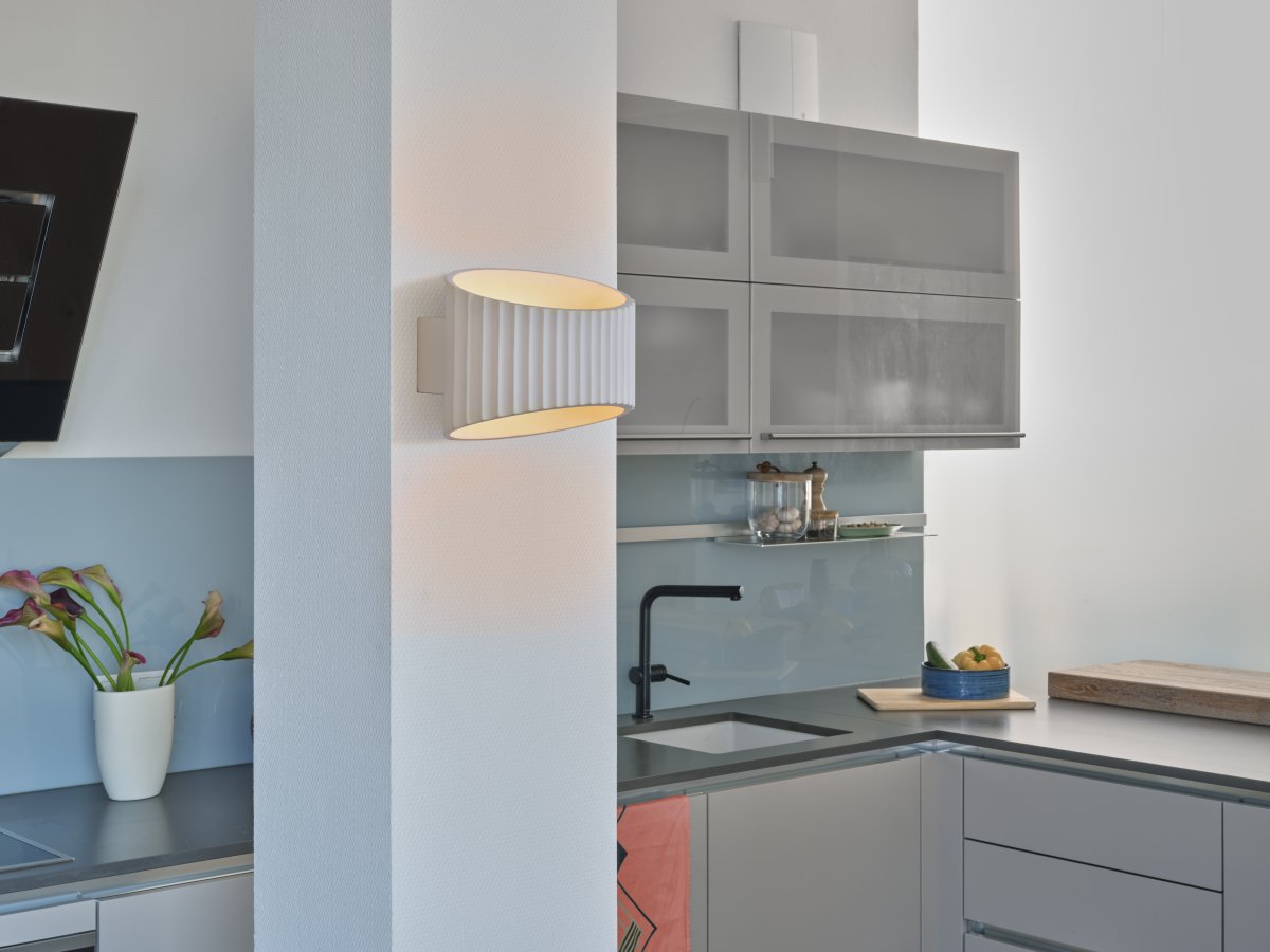 Plaster Band 25cm Blanc applique murale De Ledvance - Plaster Band &auml;r en modern v&auml;gglampa gjord av gips.