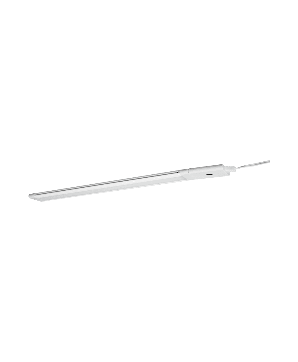 Slim Sensor 55cm Blanc De Ledvance - &Eacute;clairage de banc au design tr&egrave;s fin, moins de 1 cm de hauteur.