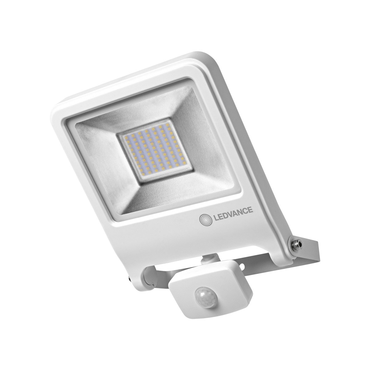 Flood Sensor 50W Blanc lampe d’extérieur De Ledvance - Flood Sensor 50W &auml;r en kraftfull och energieffektiv str&aring;lkastare med IP44-klassning, vilket g&ouml;r den idealisk f&ouml;r utomhusbruk.