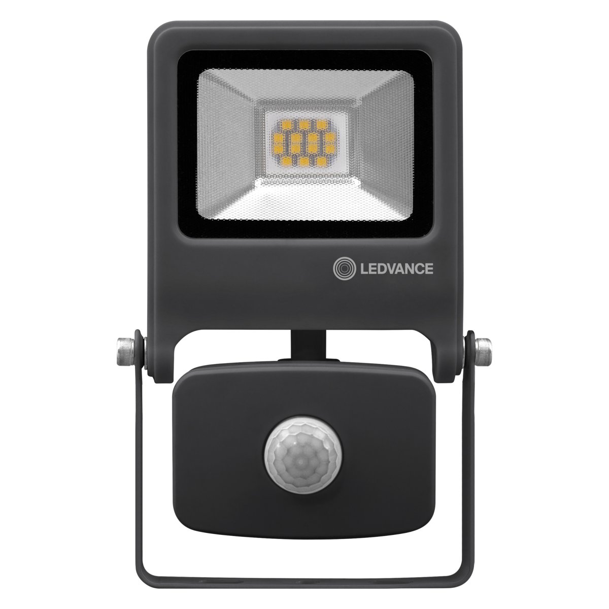 Flood Sensor 10W Gris foncé lampe d’extérieur De Ledvance - Flood Sensor 10W &auml;r en kraftfull och energieffektiv str&aring;lkastare med IP44-klassning, vilket g&ouml;r den idealisk f&ouml;r utomhusbruk.