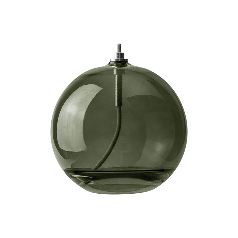 Lampe À Huile Aura Grand Vert foncé De Mette Ditmer - Perfekt p&aring; ett bord, en byr&aring; eller en f&ouml;nsterbr&auml;da.