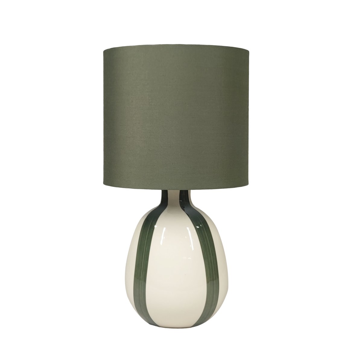 Rippel 40cm Vert lampe de table De Nordic Lighting - La lampe est fournie avec un câble transparent de 1,8 m, un interrupteur et une prise.