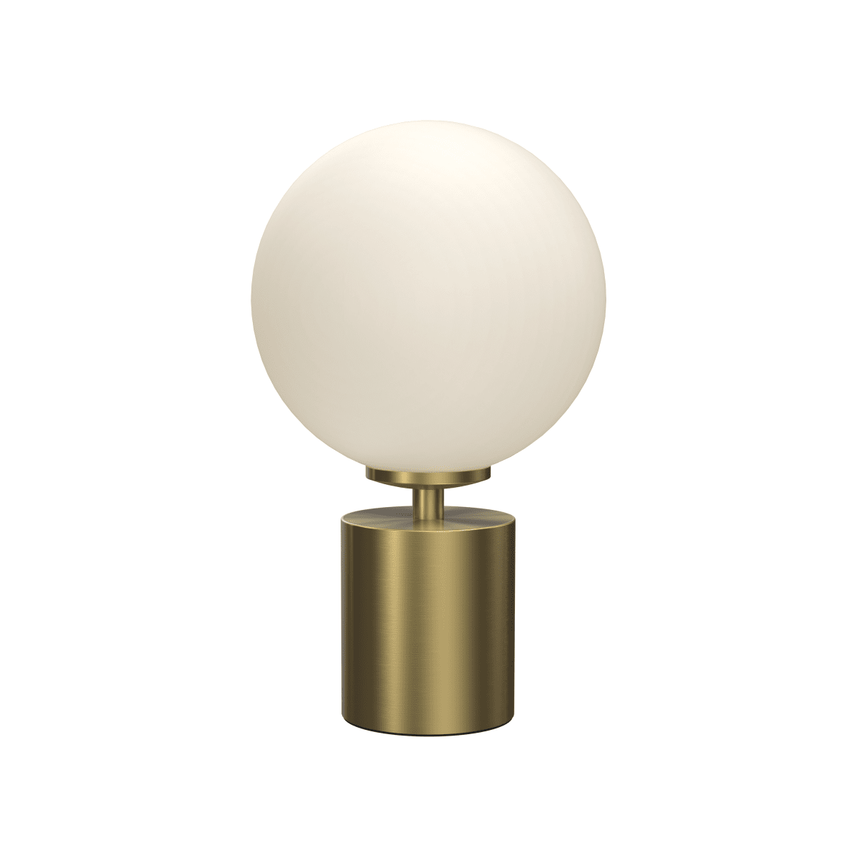 Ballon 24cm Laiton lampe de table De Herstal - Ce dernier diffuse une lumière douce et agréable, créant une ambiance chaleureuse et accueillante.