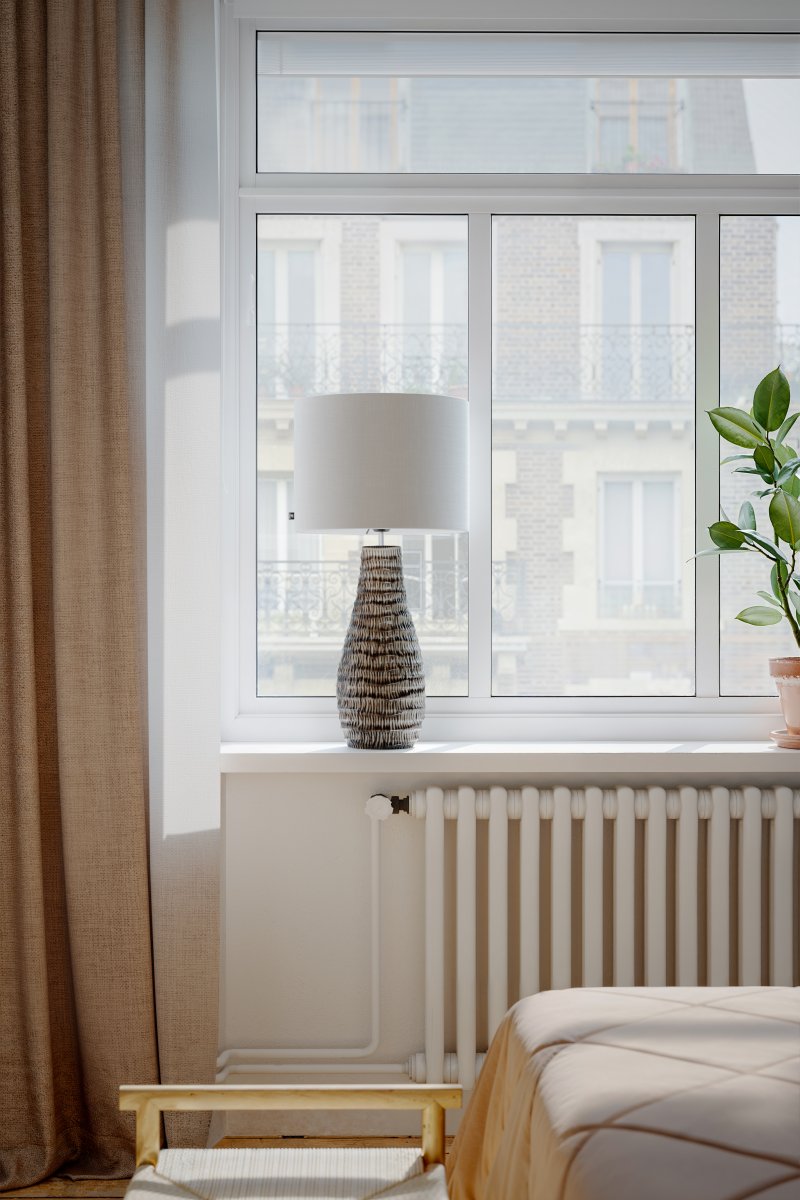 Bartha 74cm Brun lampe de table De By Rydéns - Bartha est une lampe de table moderne avec du caract&egrave;re.
