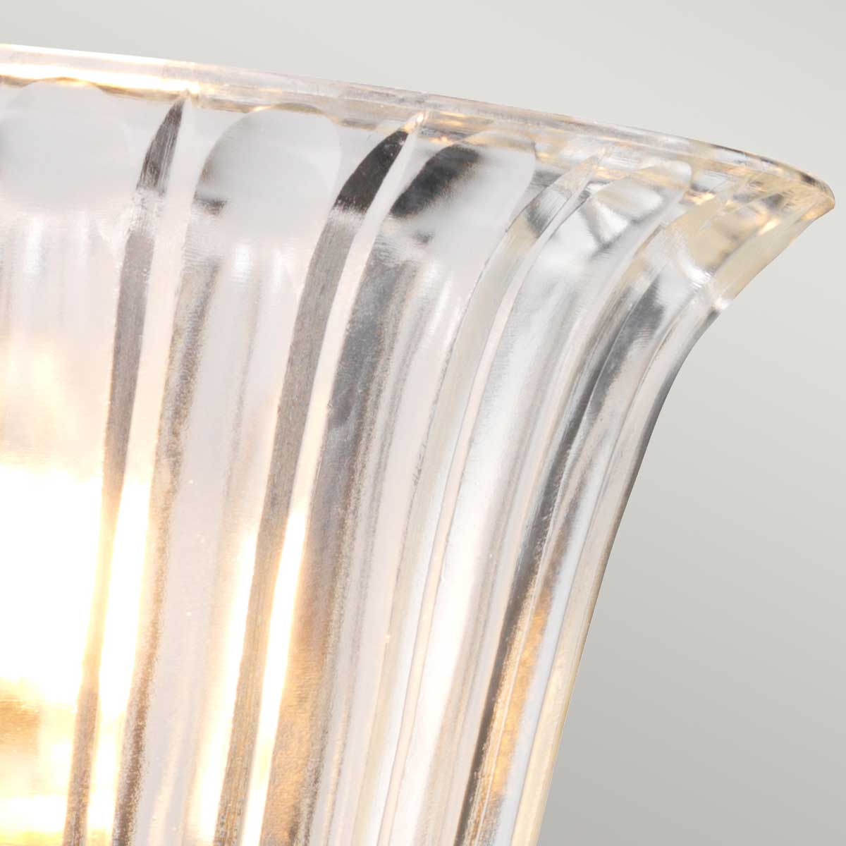 Austen Ø14 Nickel poli lampe de salle de bain De Elstead Lighting - L'applique murale Austen a un design classique et est fabriquée à partir de matériaux de la plus haute qualité, garantissant une durabilité à long terme.