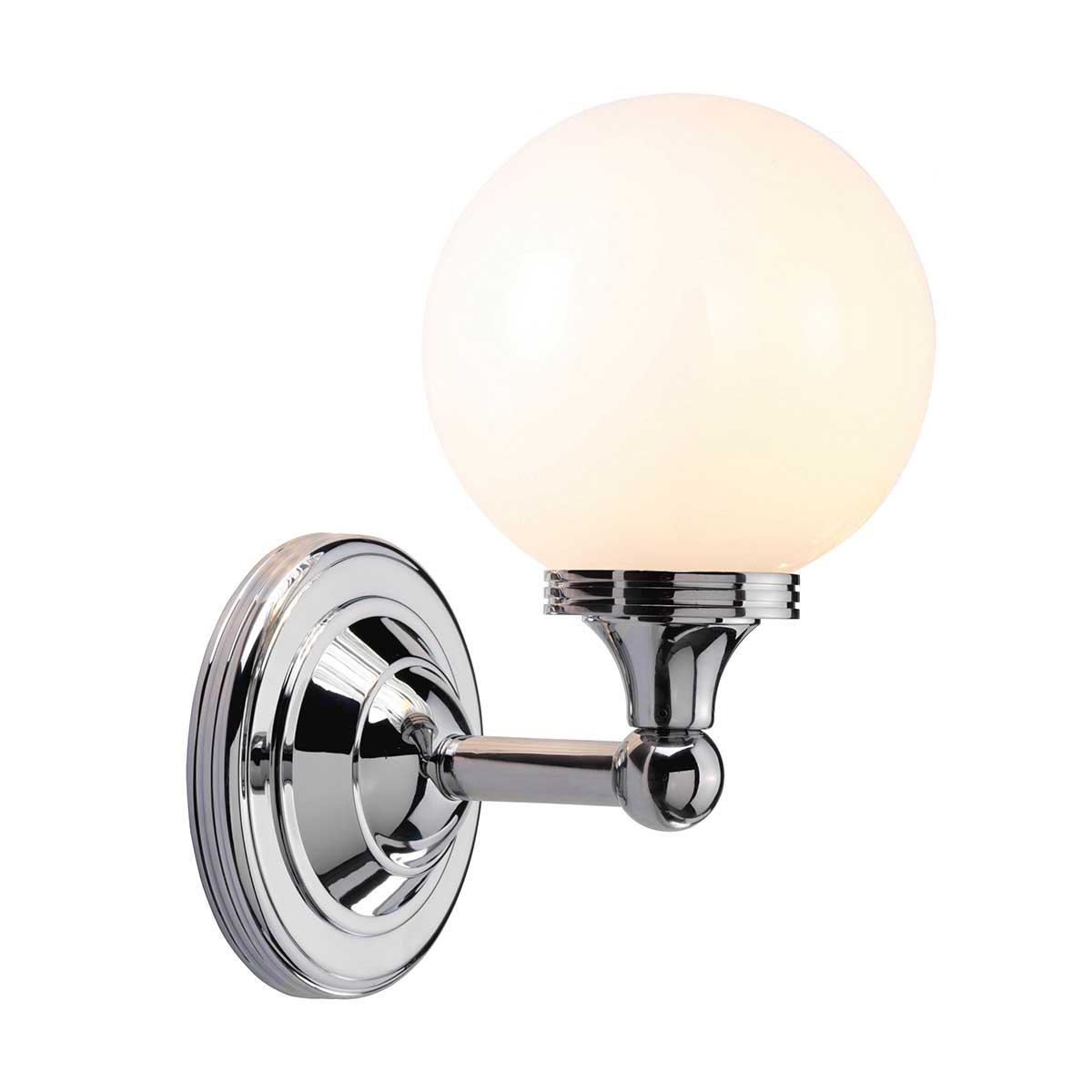 Austen Ø13 Chrome poli lampe de salle de bain De Elstead Lighting - L'applique murale Austen a un design classique et est fabriquée à partir de matériaux de la plus haute qualité, garantissant une durabilité à long terme.