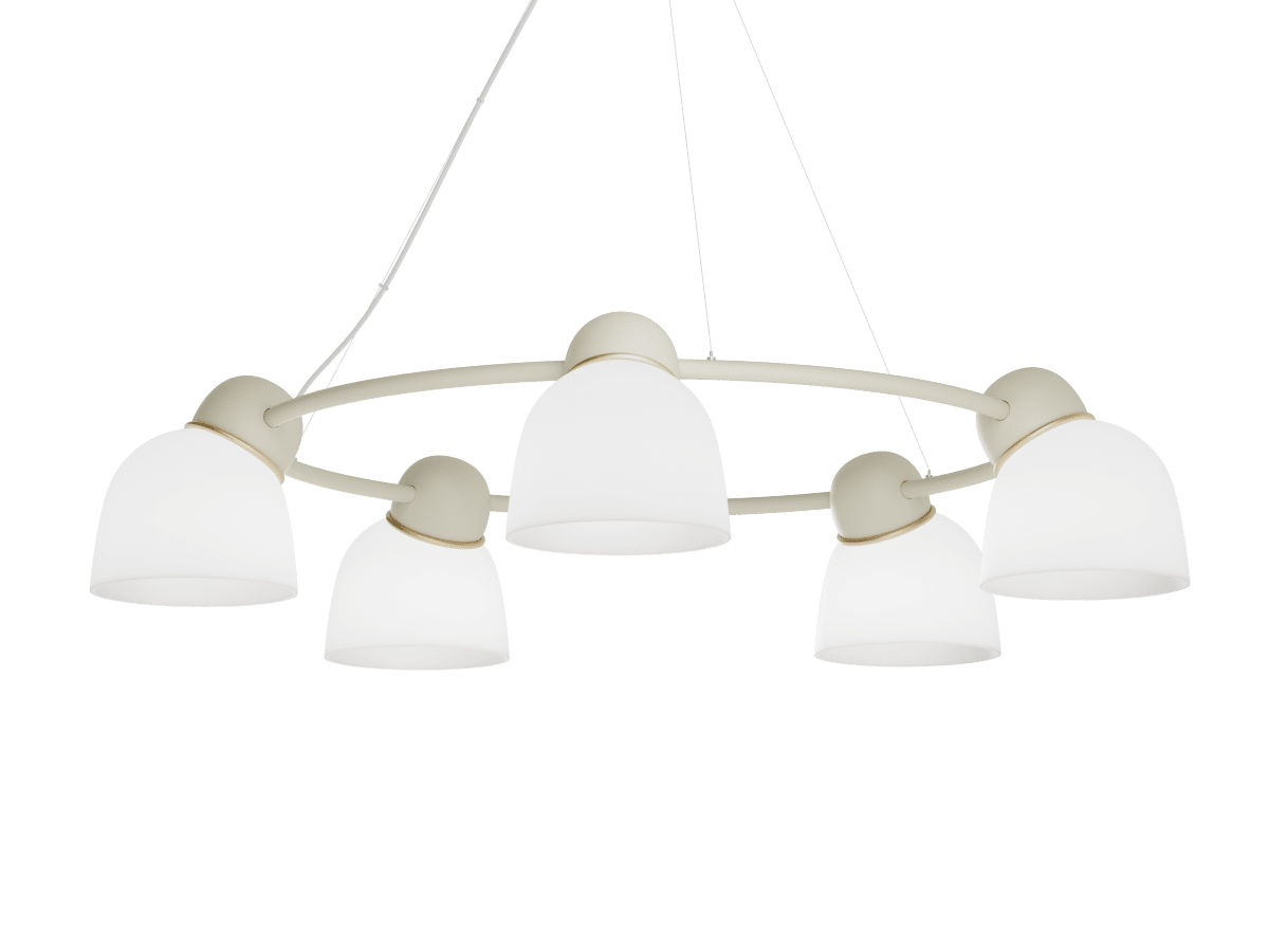Bird Ø95 Sable/blanc suspension De Belid - 