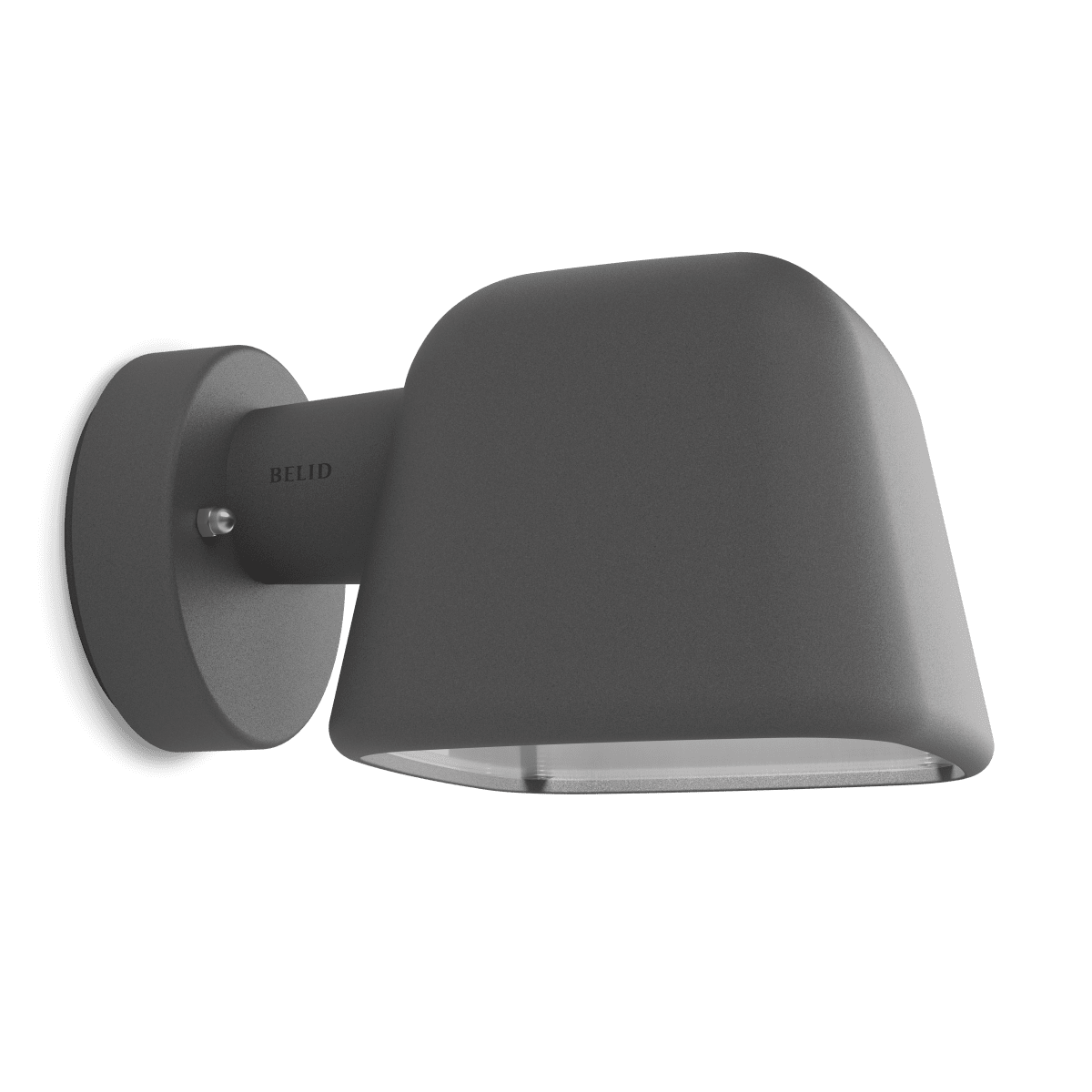 Boo Gris graphite lampe d’extérieur De Belid - Fabriqu&eacute;e &agrave; Varberg en aluminium recycl&eacute; avec une belle texture de surface.