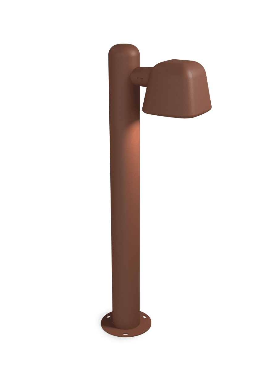 Boo 90cm Rouiller bornes De Belid - Fabriqu&eacute;e &agrave; Varberg en aluminium recycl&eacute; avec une belle texture de surface.