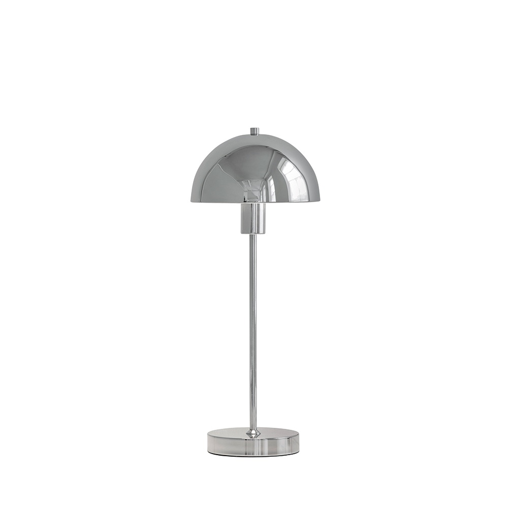  Vienda 50cm Chrome lampe de table De Herstal - Diffusant une lumi&egrave;re douce et agr&eacute;able, elle trouvera sa place aussi bien sur une table d'appoint au salon que sur une table de chevet dans la chambre.