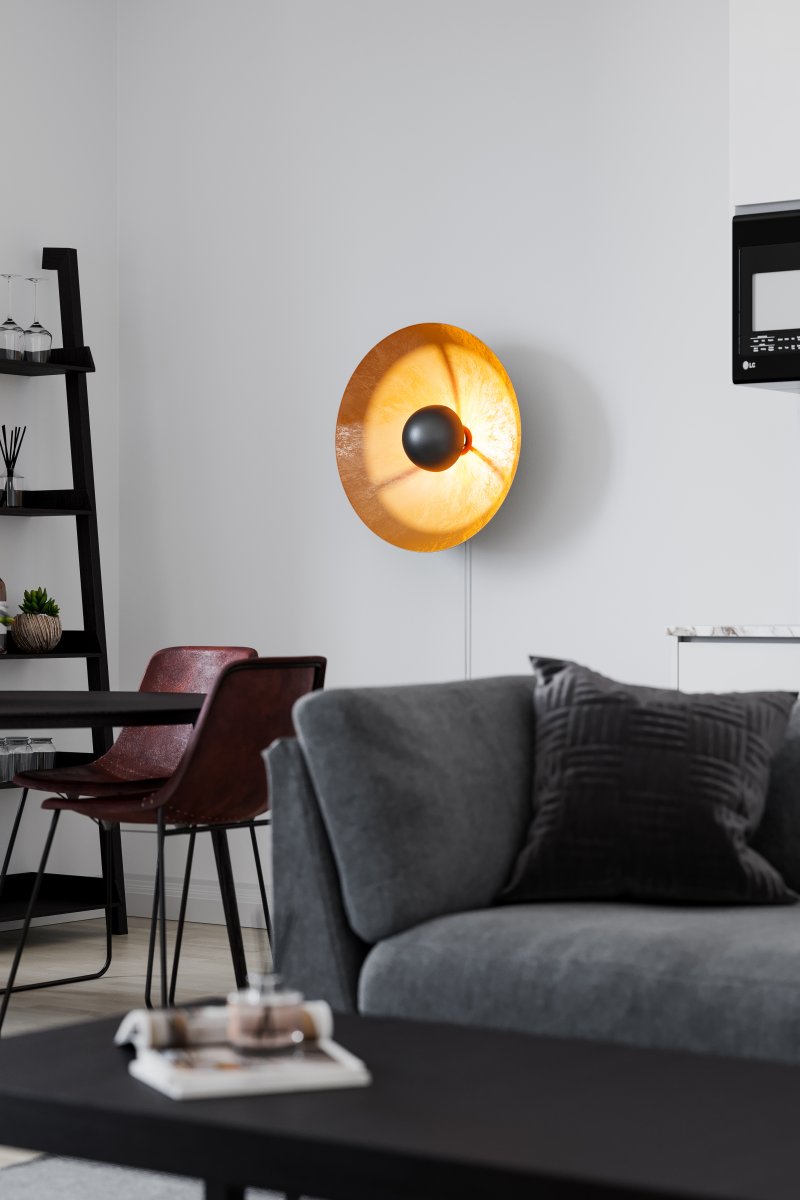 Captain Ø60 Or applique murale De By Rydéns - Pour la lampe, vous avez besoin d'une ampoule avec une douille E27 et la lampe est dimmable lorsqu'elle est connect&eacute;e &agrave; un variateur.