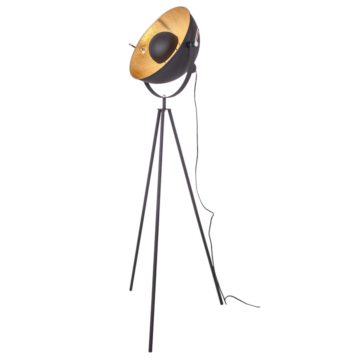 Captain mini Sable noir lampadaire De By Rydéns - Avec son image lumineuse efficace et son caract&egrave;re passionnant, cette lampe rend votre pi&egrave;ce unique.