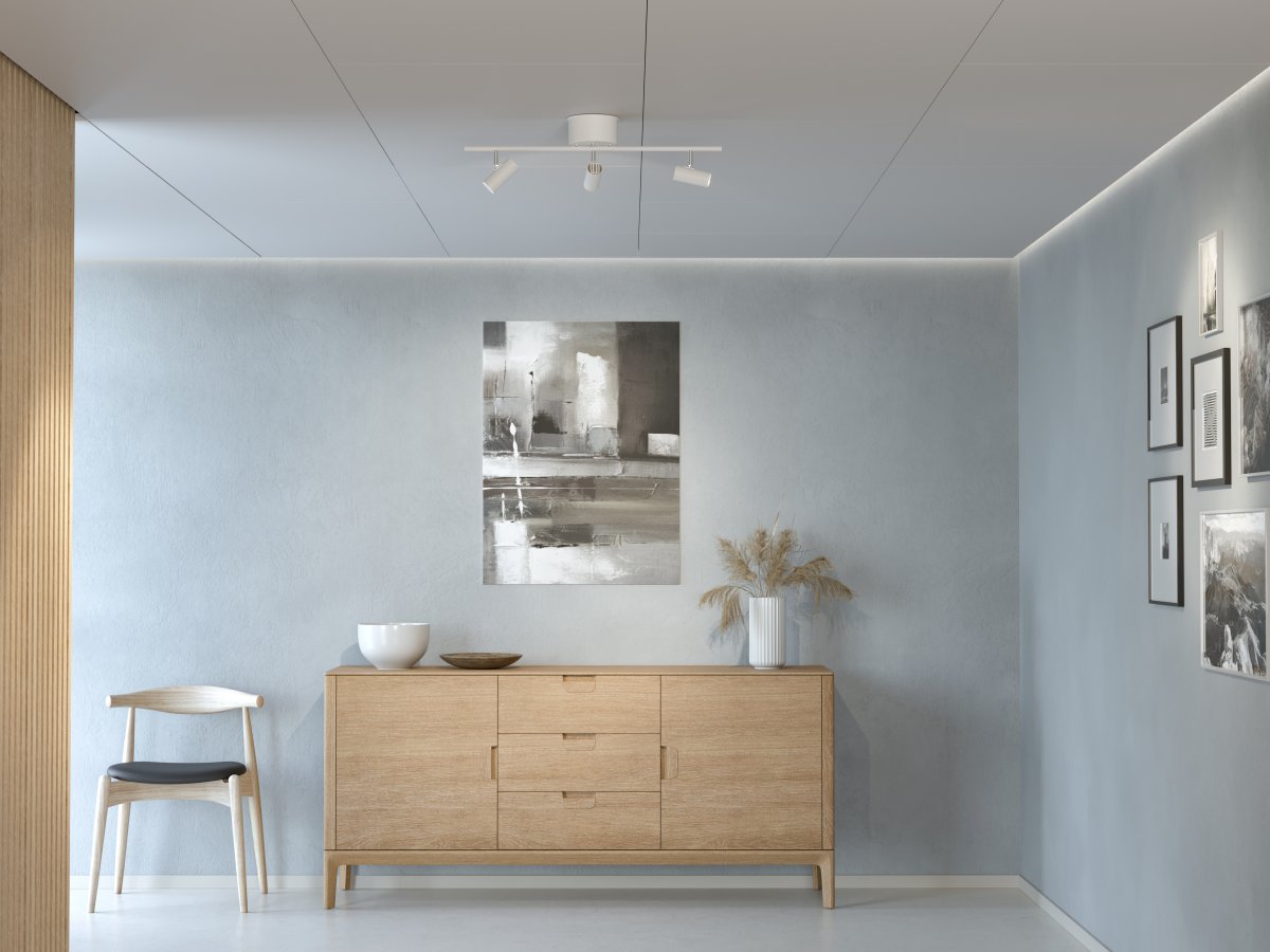 Cato 3 Blanc mat spot De Belid - Cato s'inspire de notre h&eacute;ritage scandinave et impressionne par son style minimaliste et la qualit&eacute; de ses mat&eacute;riaux.