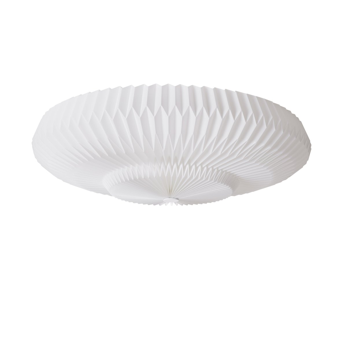 Belli Ø55 Blanc plafonnier De CO Bankeryd - Malgr&eacute; sa belle construction pliss&eacute;e, Belli est un plafonnier discret.