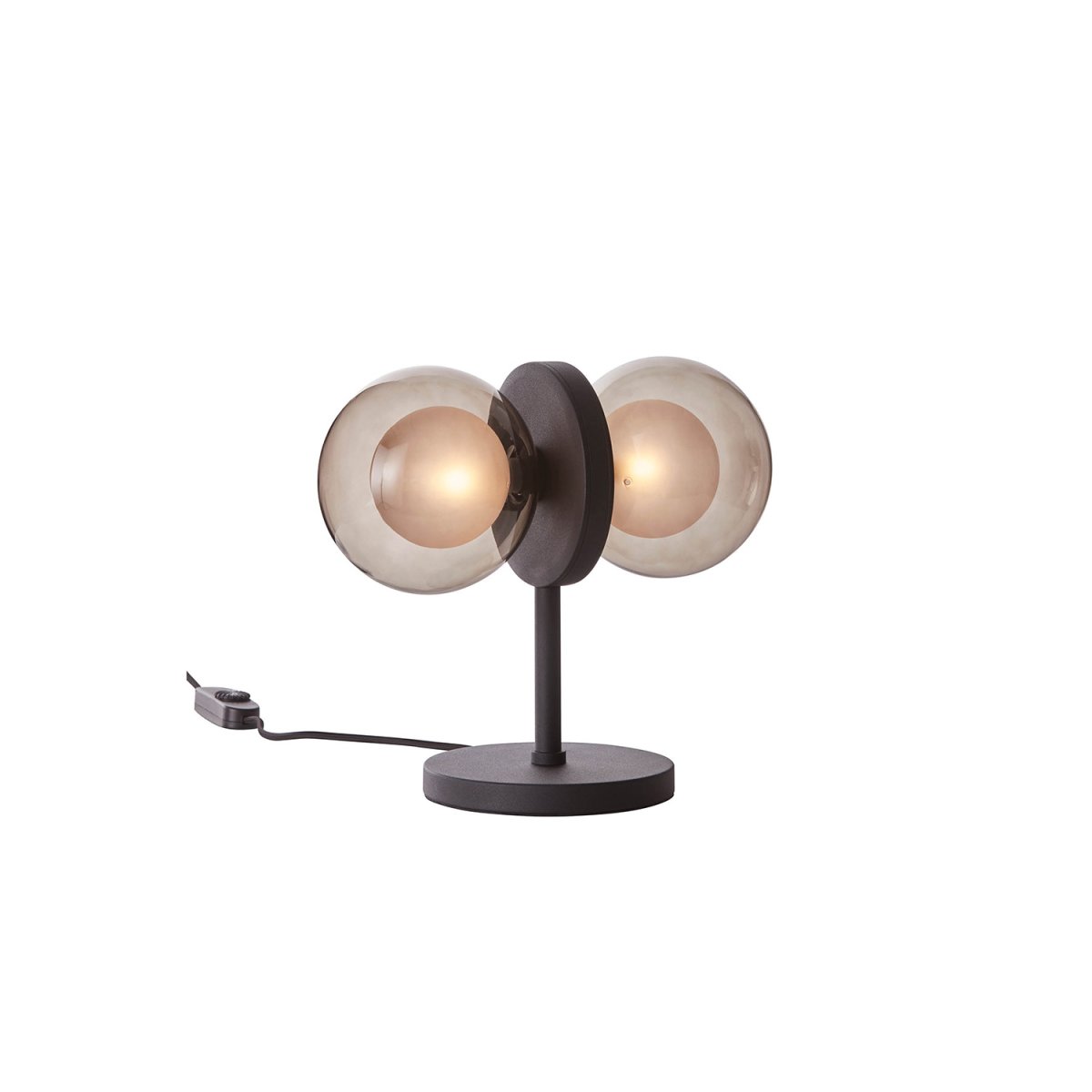 Discus 30cm Noir lampe de table De CO Bankeryd - La lampe de table Discus a un design féminin qui prend le dessus et définit le style de votre maison.