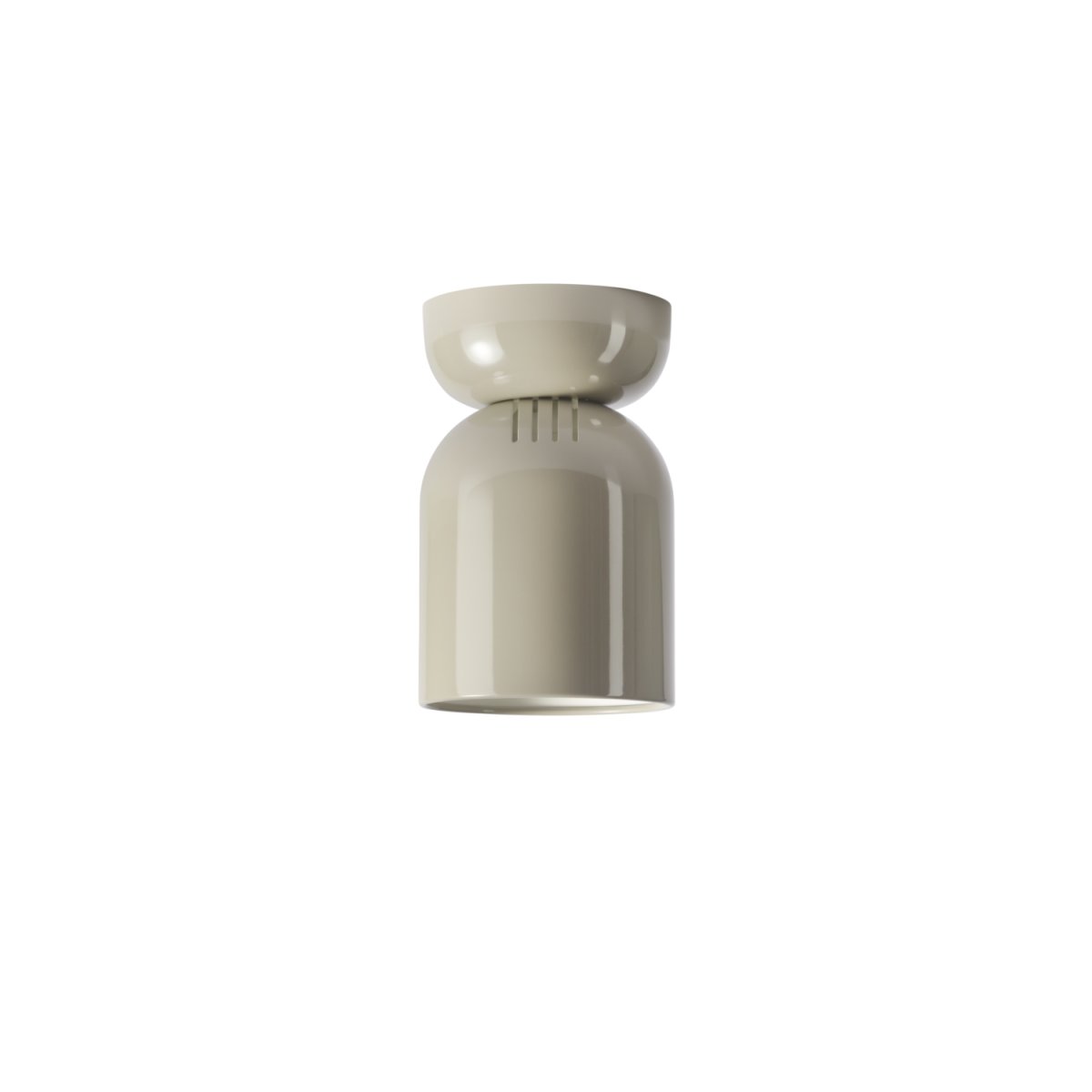 Lennon Ø13 Beige plafonnier De CO Bankeryd - Avec un diam&egrave;tre de seulement 13 cm, Lennon est particuli&egrave;rement adapt&eacute; aux petites pi&egrave;ces ou &agrave; tout endroit o&ugrave; l'on souhaite un &eacute;clairage discret au plafond, comme dans un couloir, une chambre ou une cuisine.