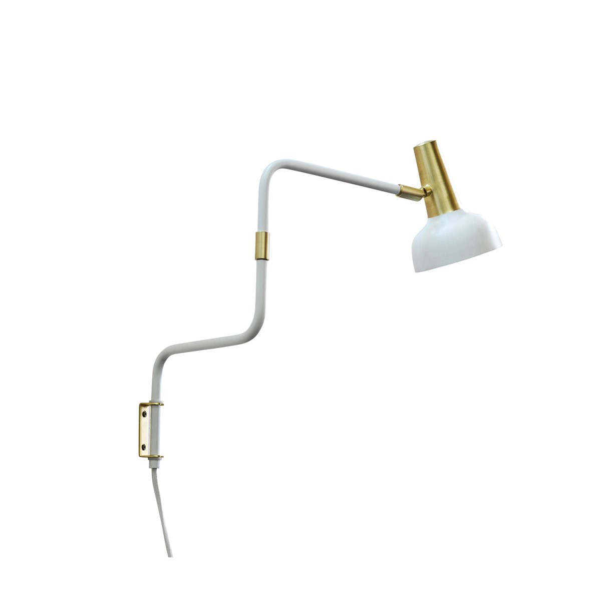 Ray Blanc chaud lampe de lecture De CO Bankeryd - L'applique murale Ray a un look moderne et est idéale pour des heures de lecture agréables.