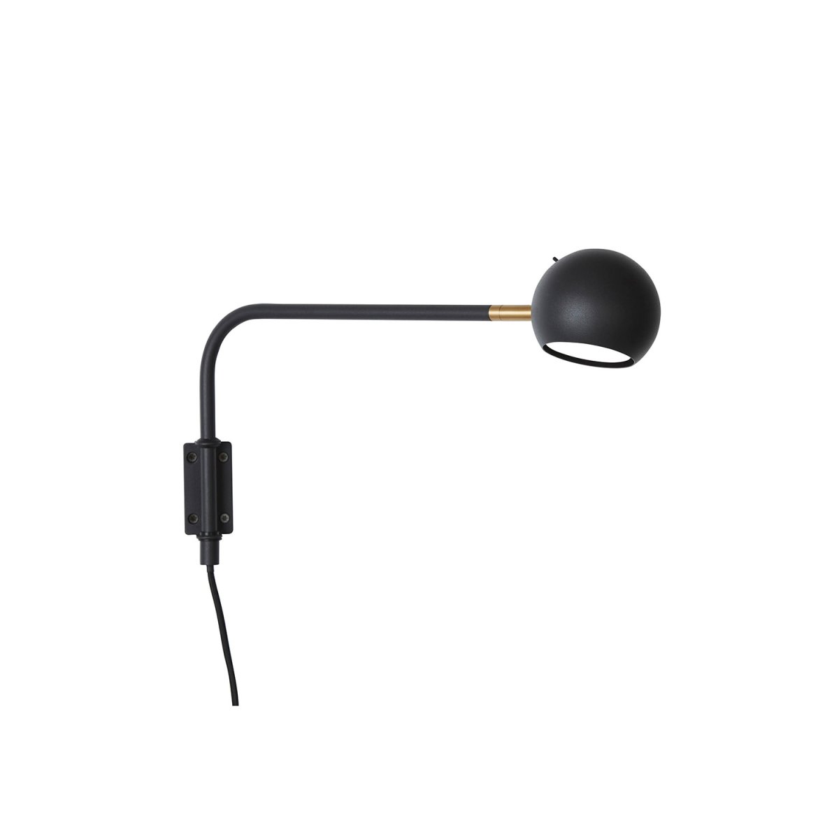 Yes! 45cm Anthracite applique murale De CO Bankeryd - Pendant la journée, il confère à la zone de couchage un caractère intéressant et scandinave.