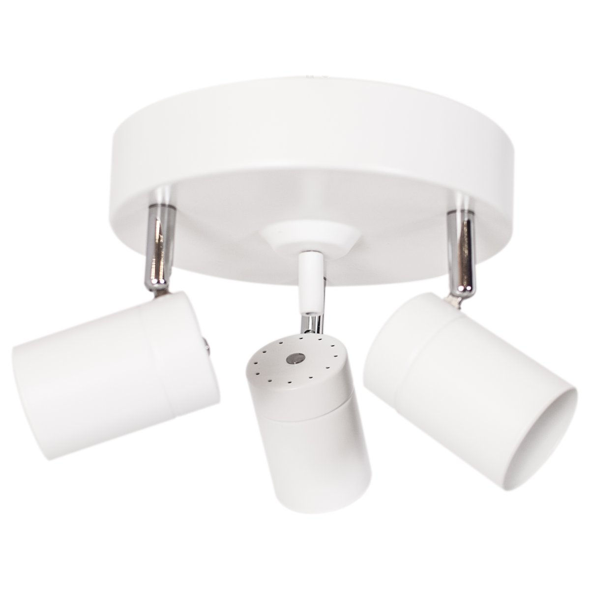 Correct 3 Blanc mat spot De By Rydéns - Le spot de plafond Correct à 3 niveaux est doté d'un capuchon de plafond généreux et d'un système de crochet pour une installation facile.