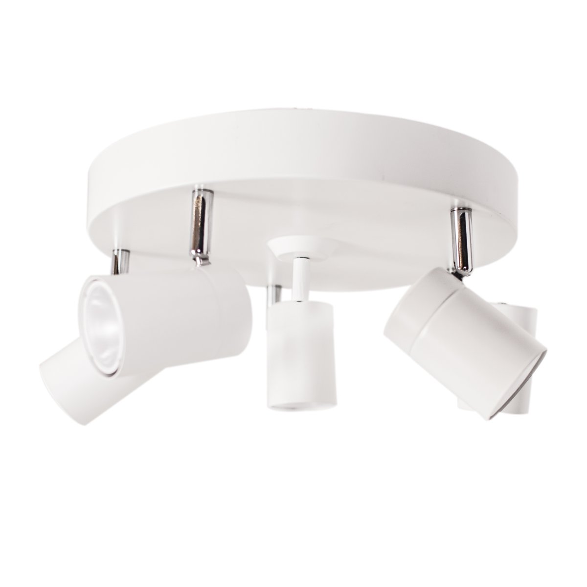 Correct 5 Blanc mat spot De By Rydéns - Le spot de plafond à 5 niveaux Correct mesure 14 cm de haut et a un diamètre de 30 cm.