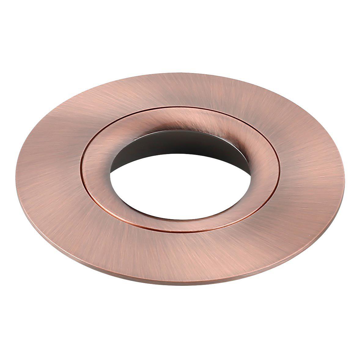 D-007 Bague décorative Bronze antique De Designlight - Panneau avant rempla&ccedil;able pour les spots encastr&eacute;s Designlight s&eacute;rie D-007.