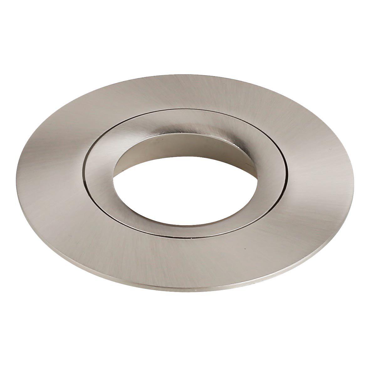 D-007 Bague décorative Satin brossé De Designlight - Panneau avant rempla&ccedil;able pour les spots encastr&eacute;s Designlight s&eacute;rie D-007.