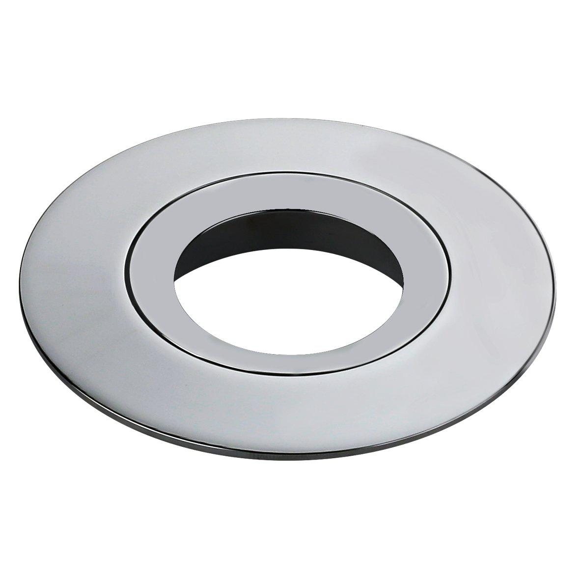 D-007 Bague décorative Chrome De Designlight - Le panneau avant de vos spots encastr&eacute;s orientables s&eacute;rie D-007 se d&eacute;visse et se remplace facilement.