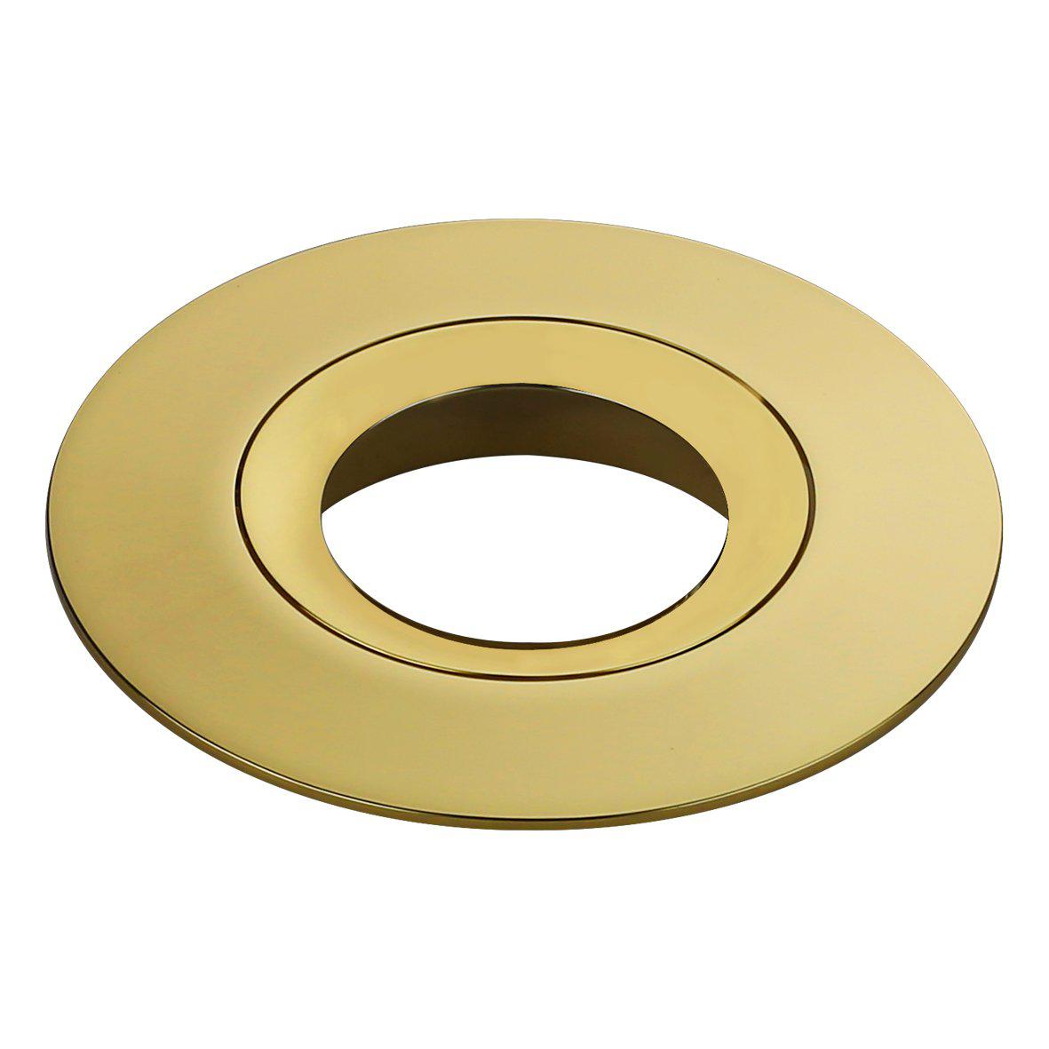 D-007 Bague décorative Or De Designlight - Le panneau avant de vos spots encastr&eacute;s orientables s&eacute;rie D-007 se d&eacute;visse et se remplace facilement.