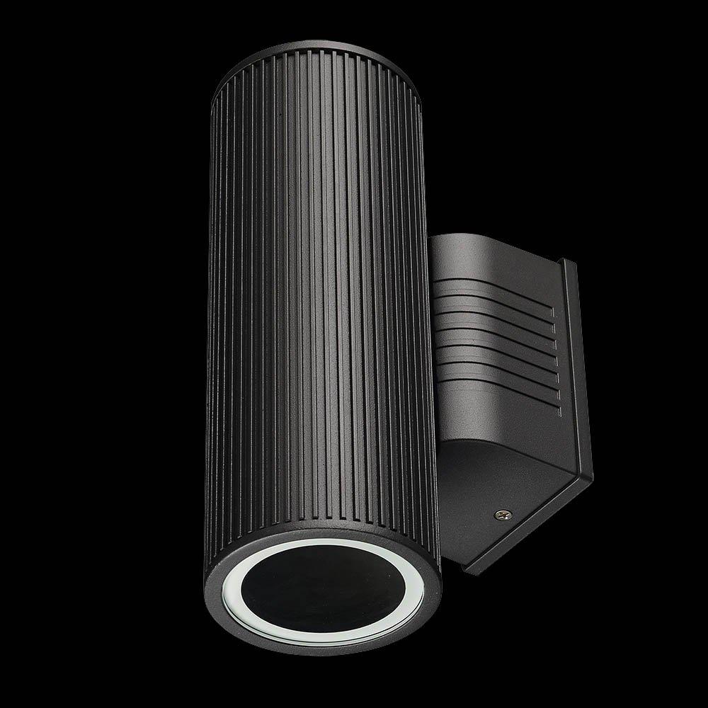 Wally Double Gris foncé lampe d’extérieur De Designlight - Gr&acirc;ce &agrave; sa finition r&eacute;sistante et &agrave; son design intemporel, Wally est une solution fiable et durable pour l'&eacute;clairage de votre fa&ccedil;ade.